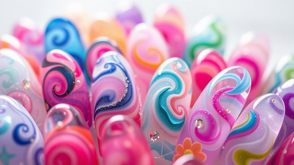 futuristic nail art trends