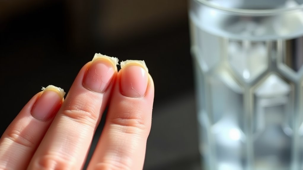 hydration prevents brittle nails