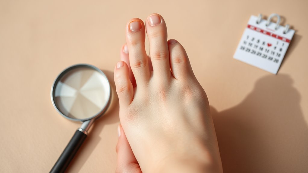 inspect nails for health