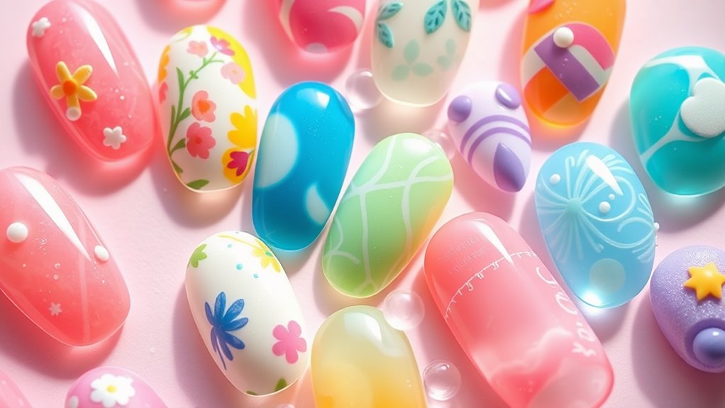 inspiring creative soap nails