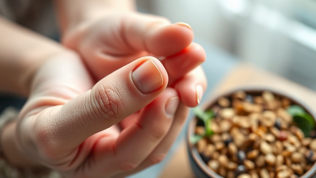 iron deficiency affects nails