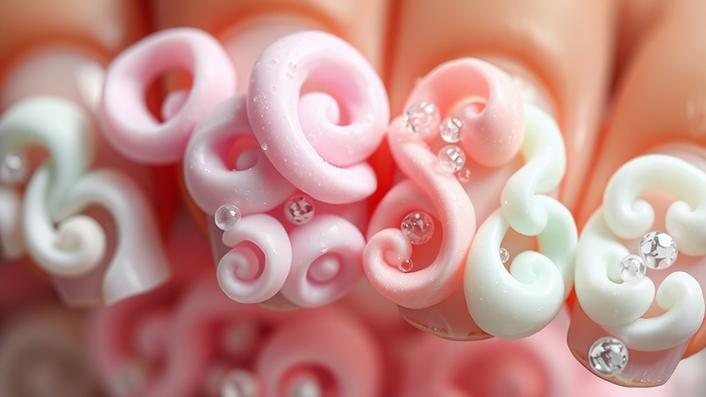 playful nail art designs