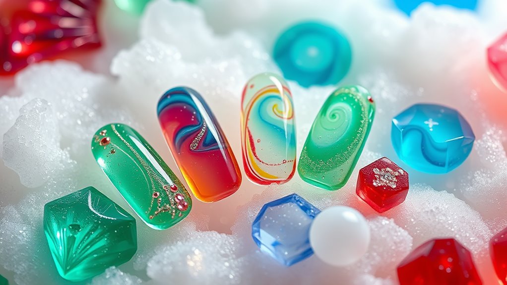 sparkling soap gem aesthetics