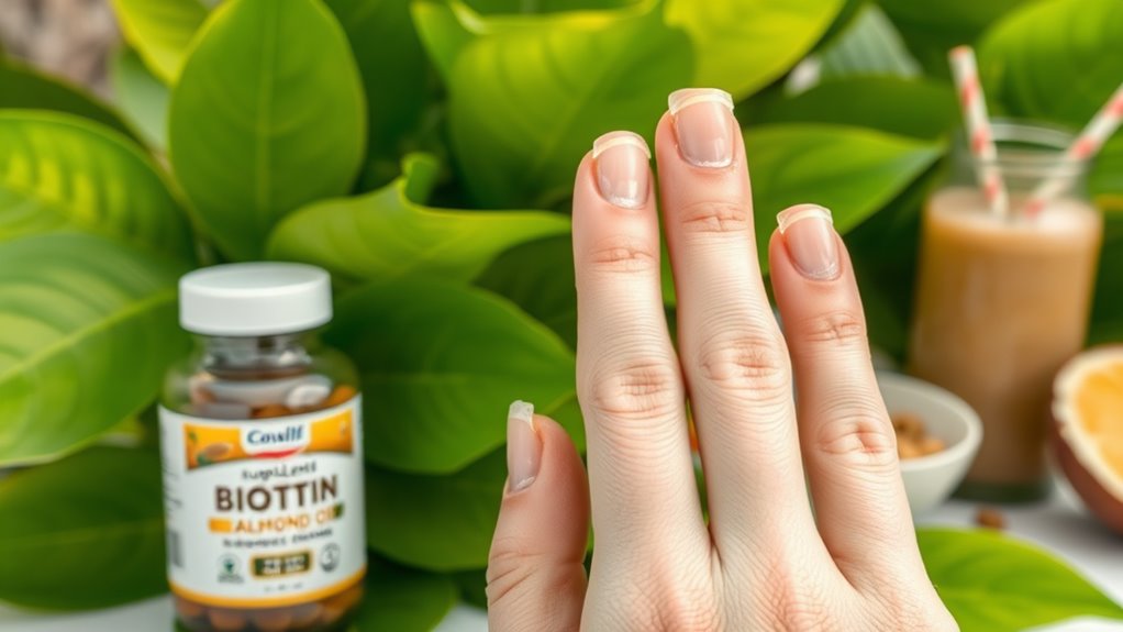 strengthen weak brittle nails
