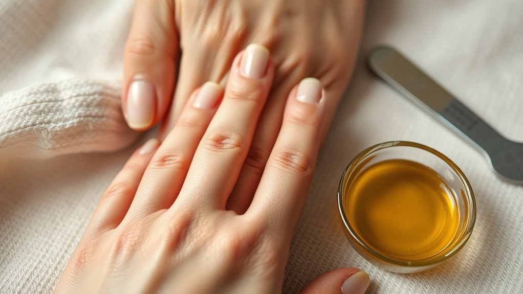 strong healthy nail habits