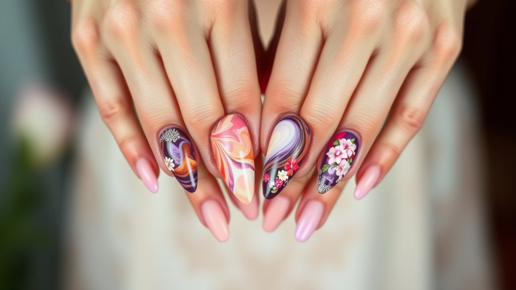 versatile nail art styles