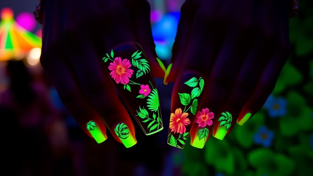 vibrant floral and tropical patterns