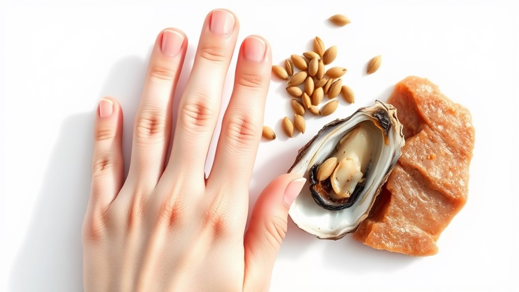zinc strengthens healthy nails